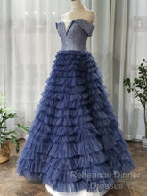 Elegant Off Shoulder Sequins Top Long Semi Formal Prom Dresses, Formal Evening Dresses, Off The Shoulder Ball Gown